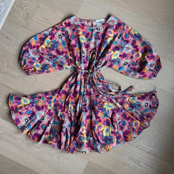 Dresses & Skirts - Floral Puff Sleeve Mini Dress